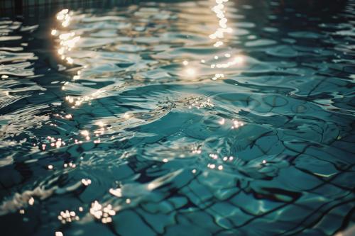 a pool of water with a lot of bubbles